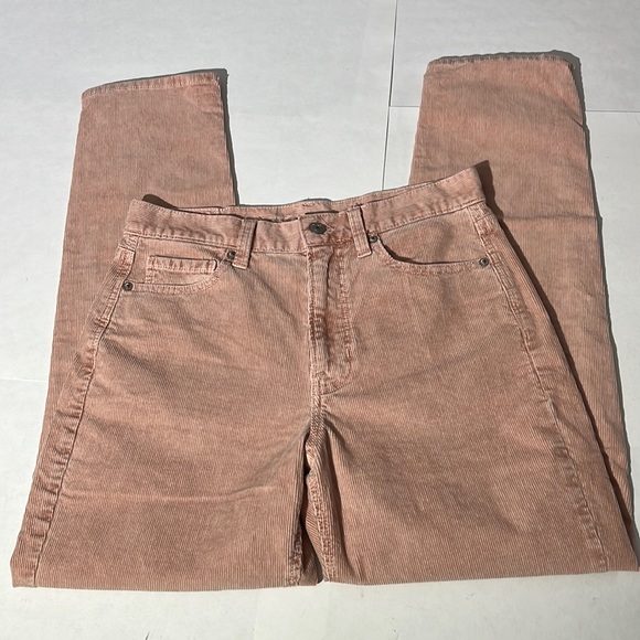 American Eagle Outfitters Denim - American Eagle jeans corduroy rose pink mom jean sz 4 regular stretch cords